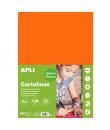 Apli Cartulina Naranja A4 170g 50 Hojas