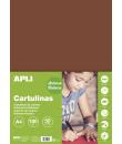 Apli Cartulina Marron A4 170g 50 Hojas