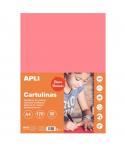 Apli Cartulina Rosa Fluorescente A4 170g 50 Hojas