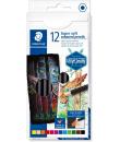 Staedtler Super Soft 149C Pack de 12 Lapices de Colores - Mina Extra Suave - Colores Surtidos