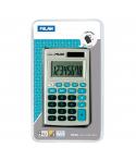 Milan Calculadora de Bolsillo 8 Digitos - 3 Teclas de Memoria y Raiz Cuadrada - Apagado Automatico - Incluye Funda - Color Gris 