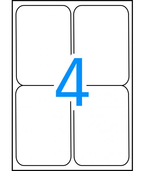 Apli Etiquetas Blancas Resistentes Intemperie 99.1 x 139mm 20 Hojas