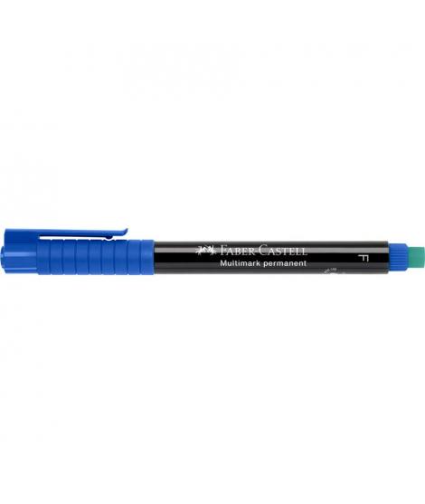 Faber-Castell Multimark Rotulador Permanente - Ancho de Trazo 0.6mm - Goma de Borrar Integrada - Resistente a la Luz y al Agua -