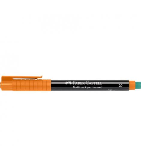 Faber-Castell Multimark Rotulador Permanente - Ancho de Trazo 0.4mm - Goma de Borrar Integrada - Resistente a la Luz y al Agua -