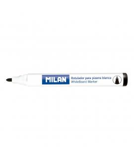 Milan Rotuladores para Pizarra Blanca con Punta Redonda - Punta 4.7 mm - Tinta a Base de Alcohol - Borrable en Seco - Color