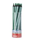 Apli Lapices Jumbo Metallic Verde Metalizado - 5mm Grueso Triangular - Pack de 18 - Mejora la Sujecion