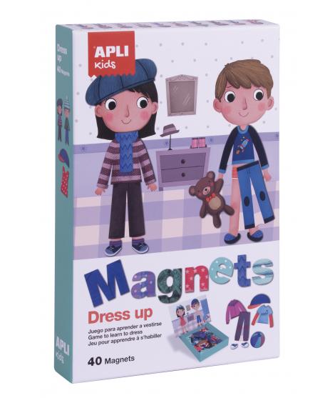 Apli Magnet Dress Up - Sin Medida - Juego de Imanes para Vestir Muñecas