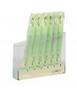 Apli Subrayadores Caramelo Verde - Doble Punta: 5mm Plana y 2mm Redonda - Refill Pack de 6 - Ideal para Agendas, Libretas y Cale