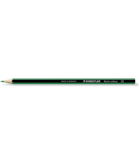 Staedtler Noris Colour 185 Lapiz Hexagonal de Color - Resistencia a la Rotura - Material Wopex - Color Verde