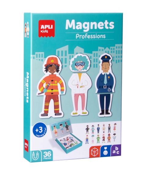 Apli Magnets Profesiones - Imanes Tematicos de Profesiones - Varios Diseños - Tamaño Estandar