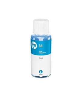 HP 31 Cyan Botella de Tinta Original - 1VU26AE