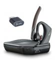 Plantronics Voyager 5200-V2 UC Auricular Monoaural con Microfono Bluetooth 5.2 - Alcance hasta 50m con Dongle - Autonomia hasta 