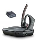 Plantronics/Poly Voyager 5200-V2 UC Auricular Monoaural con Microfono Bluetooth 5.2 - Alcance hasta 50m con Dongle - Autonomia h