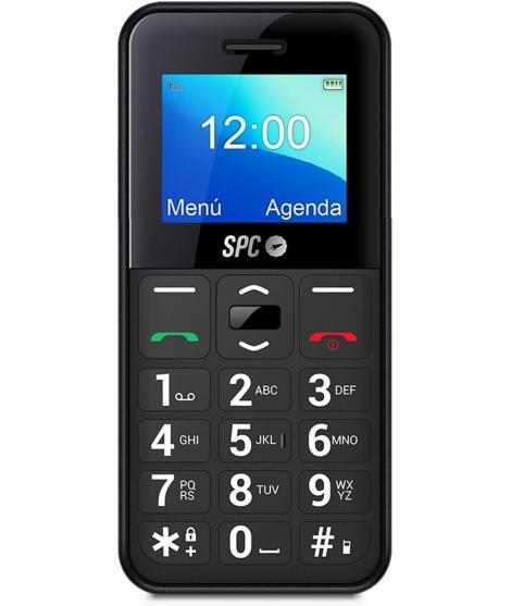 SPC Telefono Movil de Teclas Grandes - Diseño Compacto y Resistente - Boton SOS - Configuracion Remota - Notificaciones y