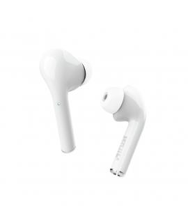 Trust Nika Auriculares Bluetooth 5.0 - TWS - Controles Tactiles - Autonomia hasta 16h - Estuche de Carga - Color Blanco