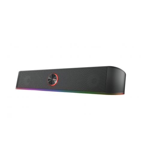 Trust Gaming GXT 619 Thorne Barra de Sonido USB 12W - Iluminacion RGB - Controles Tactiles - PC, Portatil - Entrada Jack 3.5mm -