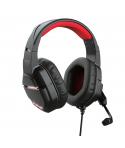 Trust Gaming GXT 448 Nixxo Auriculares con Microfono - Microfono Plegable - IlumInacion LED - Diadema Ajustable - Altavoces de 5