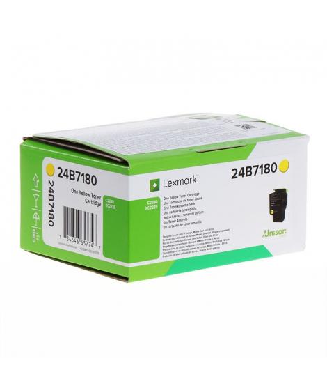 Lexmark C2240/XC2235 Amarillo Cartucho de Toner Original - 24B7180