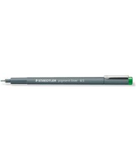 Staedtler Pigment Liner 308 Rotulador Calibrado - Trazo 0.5mm - Secado Rapido - Color Verde