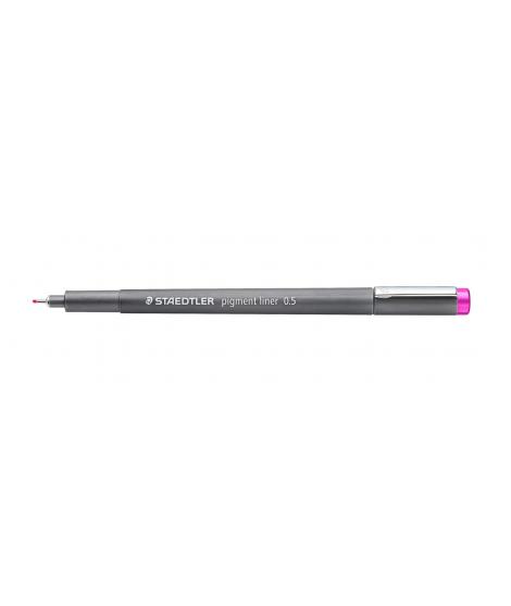 Staedtler Pigment Liner 308 Rotulador Calibrado - Trazo 0.5mm - Secado Rapido - Color Fucsia