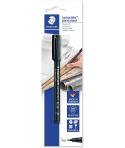 Staedtler Lumocolor 318 Rotulador Permanente - Trazo de 0.6mm Aprox - Secado Rapido - Color Negro