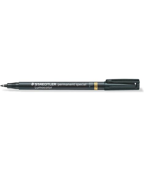 Staedtler Lumocolor Permanent 319 Rotulador Permanente de Punta Fina - Trazo 0.6mm - Para Aplicaciones Especiales - Secado