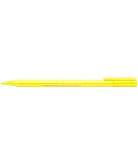 Staedtler Triplus Color 323 Rotulador de Punta Fina - Trazo 1mm Aprox - Tinta Base de Agua - Color Amarillo Neon