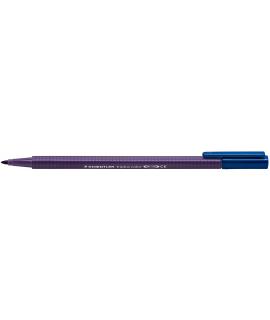 Staedtler Triplus Color 323 Rotulador de Punta Fina - Trazo 1mm Aprox - Tinta Base de Agua - Color Azul Indigo