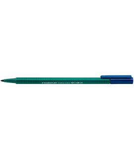 Staedtler Triplus Color 323 Rotulador de Punta Fina - Trazo 1mm Aprox - Tinta Base de Agua - Color Azul Marino