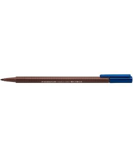 Staedtler Triplus Color 323 Rotulador de Punta Fina - Trazo 1mm Aprox - Tinta Base de Agua - Color Marron Tabaco