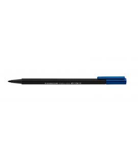 Staedtler Triplus Color 323 Rotulador de Punta Fina - Trazo 1mm Aprox - Tinta Base de Agua - Color Negro