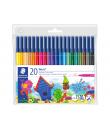 Staedtler Noris 326 Rotulador de Punta de Fina - Resistente a la Presion - Tinta Base de Agua - Colores Surtidos