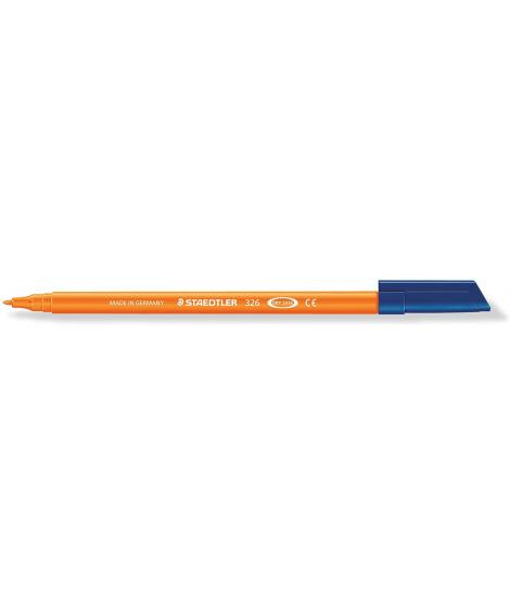 Staedtler Noris 326 Rotulador de Punta Fina - Trazo 1mm Aprox - Tina Base de Agua - Color Naranja