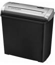 Fellowes Trito 2S Destructora de Papel Manual Corte en Tiras - Destruye hasta 5 Hojas - 11 Litros - Color Negro/Gris