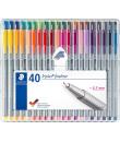 Staedtler Triplus Fineliner 334 Pack de 40 Rotuladores de Punta Fina - Trazo 0.3 mm Aprox - Tinta Base de Agua - Colores Surtido