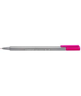 Staedtler Triplus Fineliner 334 Rotulador de Punta Fina - Trazo de 0.3mm - Tinta Base de Agua - Color Magenta