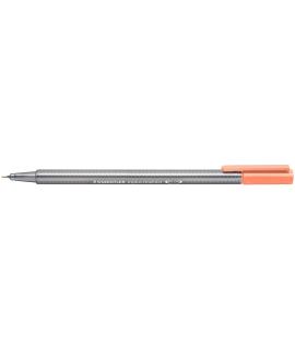 Staedtler Triplus Fineliner 334 Rotulador de Punta Fina - Trazo de 0.3mm - Tinta Base de Agua - Color Salmon