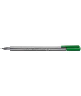 Staedtler Triplus Fineliner 334 Rotulador de Punta Fina - Trazo de 0.3mm - Tinta Base de Agua - Color Verde Savia