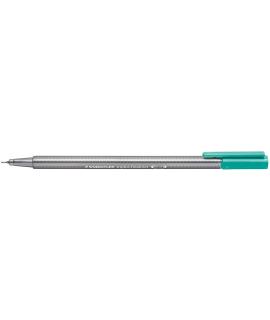 Staedtler Triplus Fineliner 334 Rotulador de Punta Fina - Trazo de 0.3mm - Tinta Base de Agua - Color Verde Esmeralda