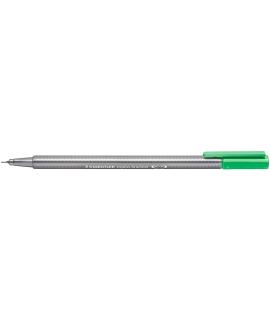 Staedtler Triplus Fineliner 334 Rotulador de Punta Fina - Trazo de 0.3mm - Tinta Base de Agua - Color Verde Palido