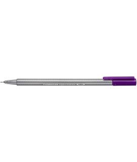 Staedtler Triplus Fineliner 334 Rotulador de Punta Fina - Trazo de 0.3mm - Tinta Base de Agua - Color Violeta