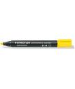 Staedtler Lumocolor 350 Rotulador Permanente - Secado Rapido - Punta 2 - 5 mm Aprox - Color Amarillo