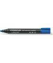 Staedtler Lumocolor 350 Rotulador Permanente - Secado Rapido - Punta 2 - 5 mm Aprox - Color Azul