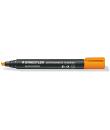 Staedtler Lumocolor 350 Rotulador Permanente - Secado Rapido - Punta 2 - 5 mm Aprox - Color Naranja