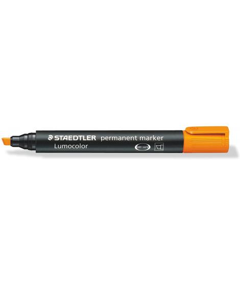 Staedtler Lumocolor 350 Rotulador Permanente - Secado Rapido - Punta 2 - 5 mm Aprox - Color Naranja