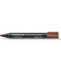 Staedtler Lumocolor 350 Rotulador Permanente - Secado Rapido - Punta 2 - 5 mm Aprox - Color Marron