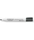 Staedtler Lumocolor 351 Marcador para Pizarra Blanca - Punta Biselada 2 - 5mm Aprox - Secado Rapido - Color Negro