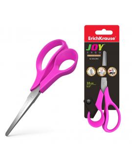 Erichkrause Joy Ergo Tijeras de Acero Inoxidable 14cm - Extremos Redondeados - Resistente a la Corrosion - Mangos Ergonomicos - 