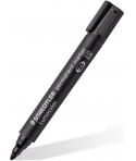 Staedtler Lumocolor 352 Rotulador Permanente - Punta Redonda - Trazo 2mm Aprox - Capuchon con Clip - Secado Rapido - Color Negro