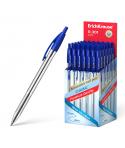 ErichKrause R-301 Matic Boligrafo Retractil Punta de Bola 1.0mm - Tinta de Secado Rapido - Cuerpo Transparente - Color Azul